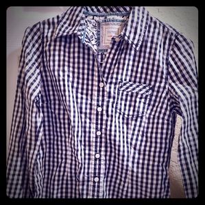 Long Sleeve Checkered Shirt